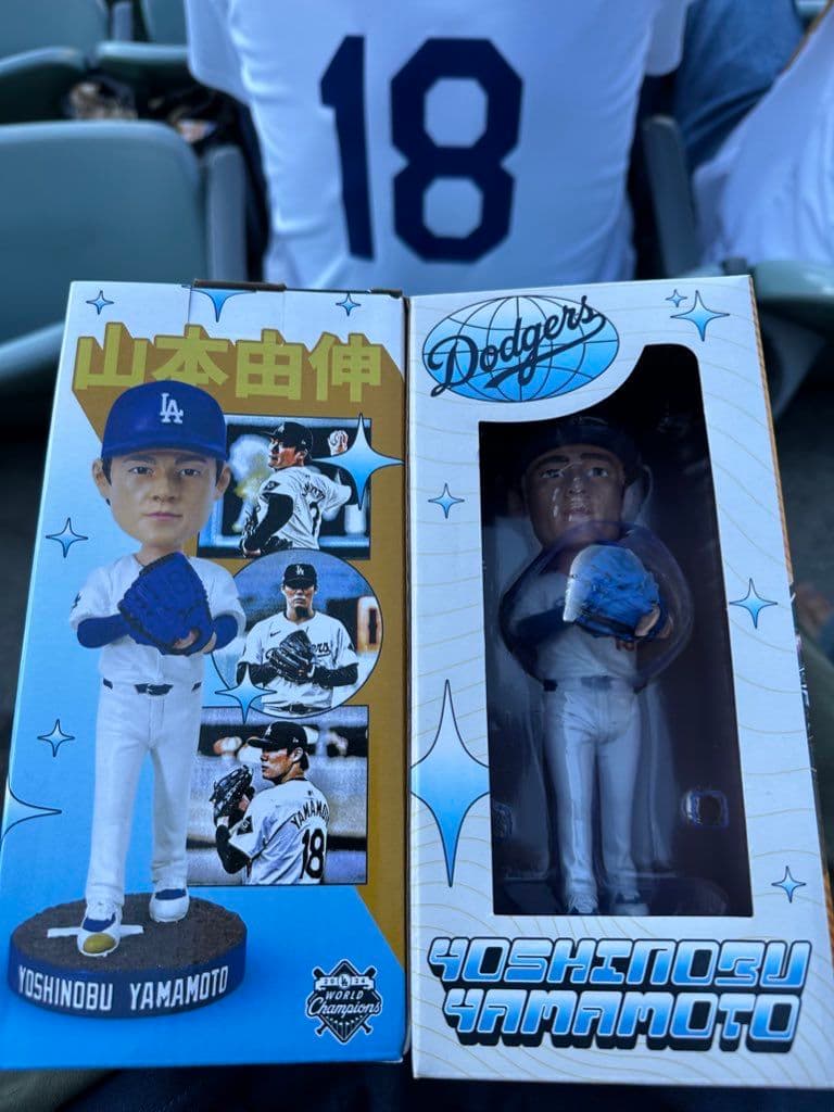 ドジャース Dodgers 山本由伸 ボブルヘッド 2025