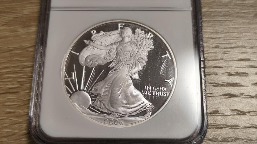マ*生様 NGC PF70UC☆2006W アメリカ シルバー イーグル 1ドル