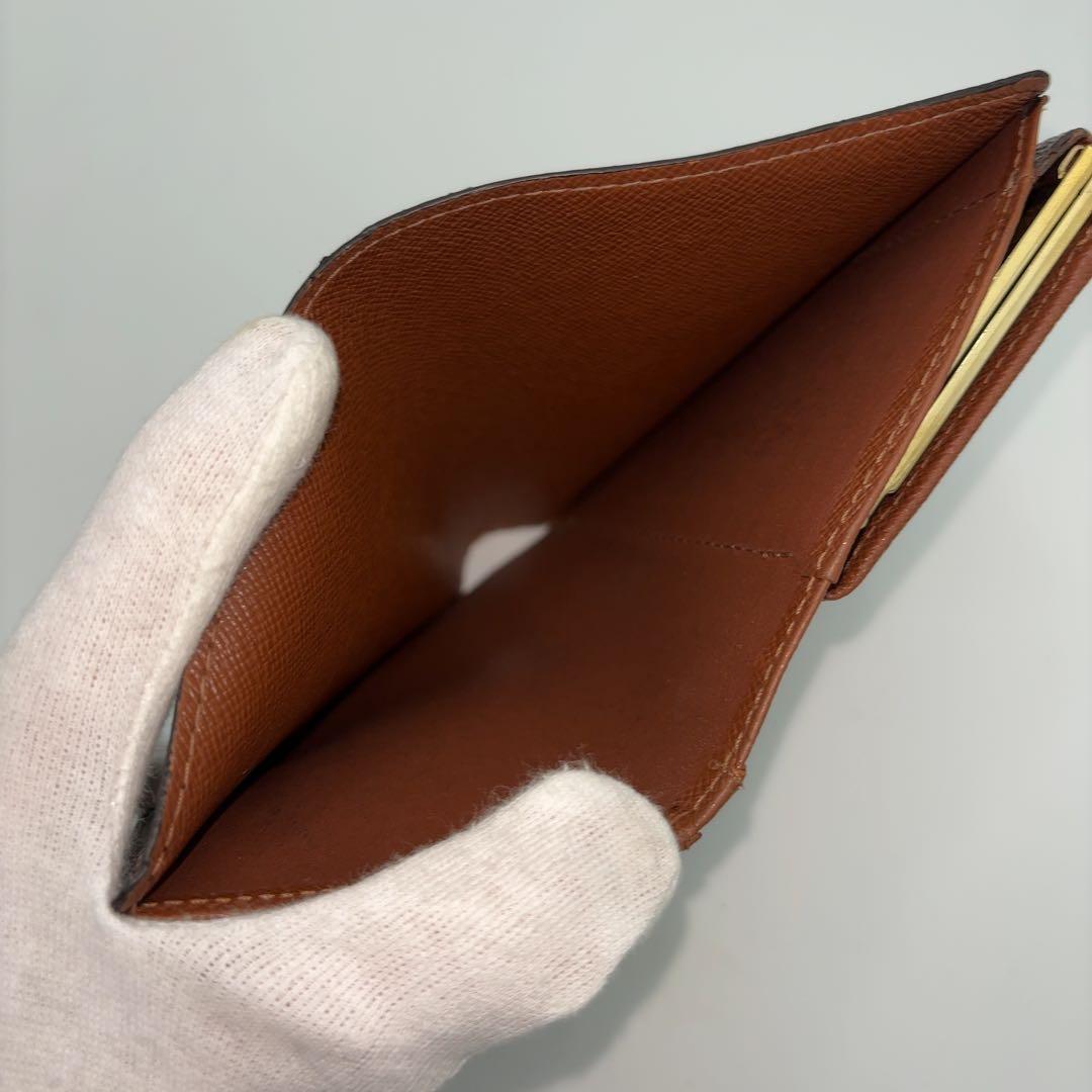 ルイヴィトン モノグラム ポルトフォイユ・ヴィエノワ 二つ折り財布 がま口