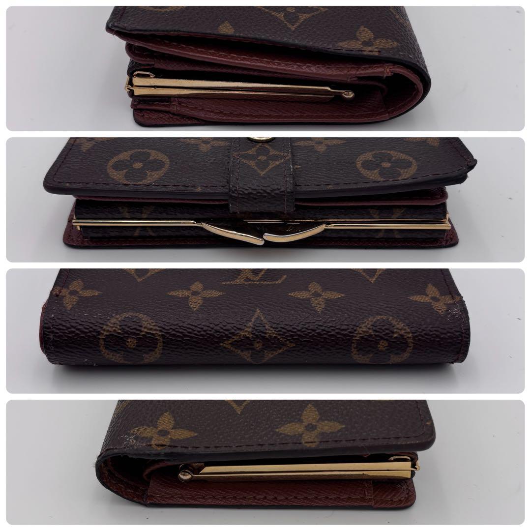 ルイヴィトン モノグラム ポルトフォイユ・ヴィエノワ 二つ折り財布 がま口