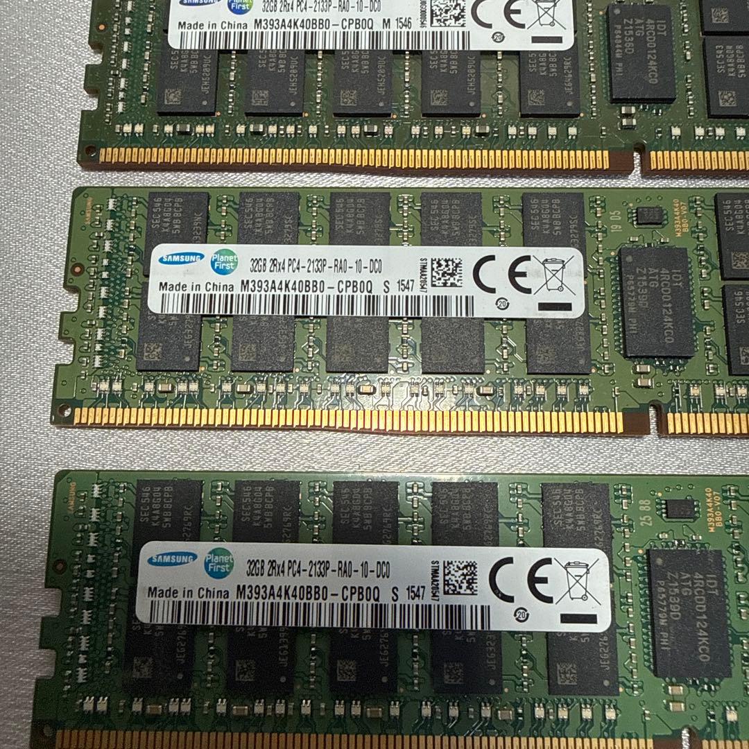 Samsung 32GB DDR4 メモリ 2133HMz四点