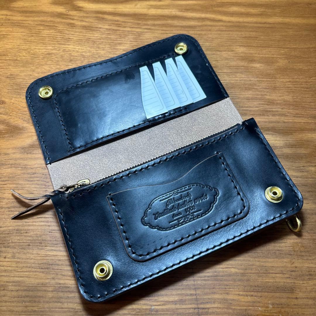 23　ロングウォレット 3層タイプ フリーポケット付き　クロムエクセル