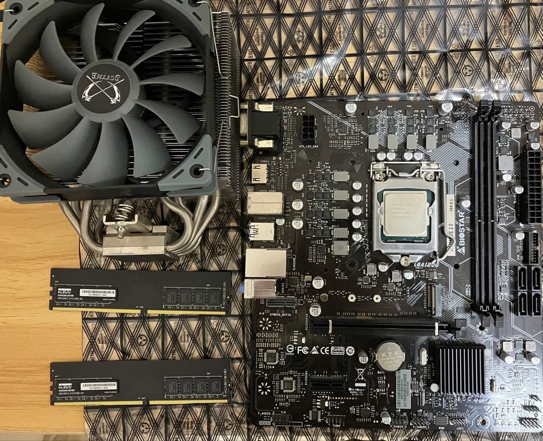 i5 10400　BIOSTAR H510M DDR4 16GB