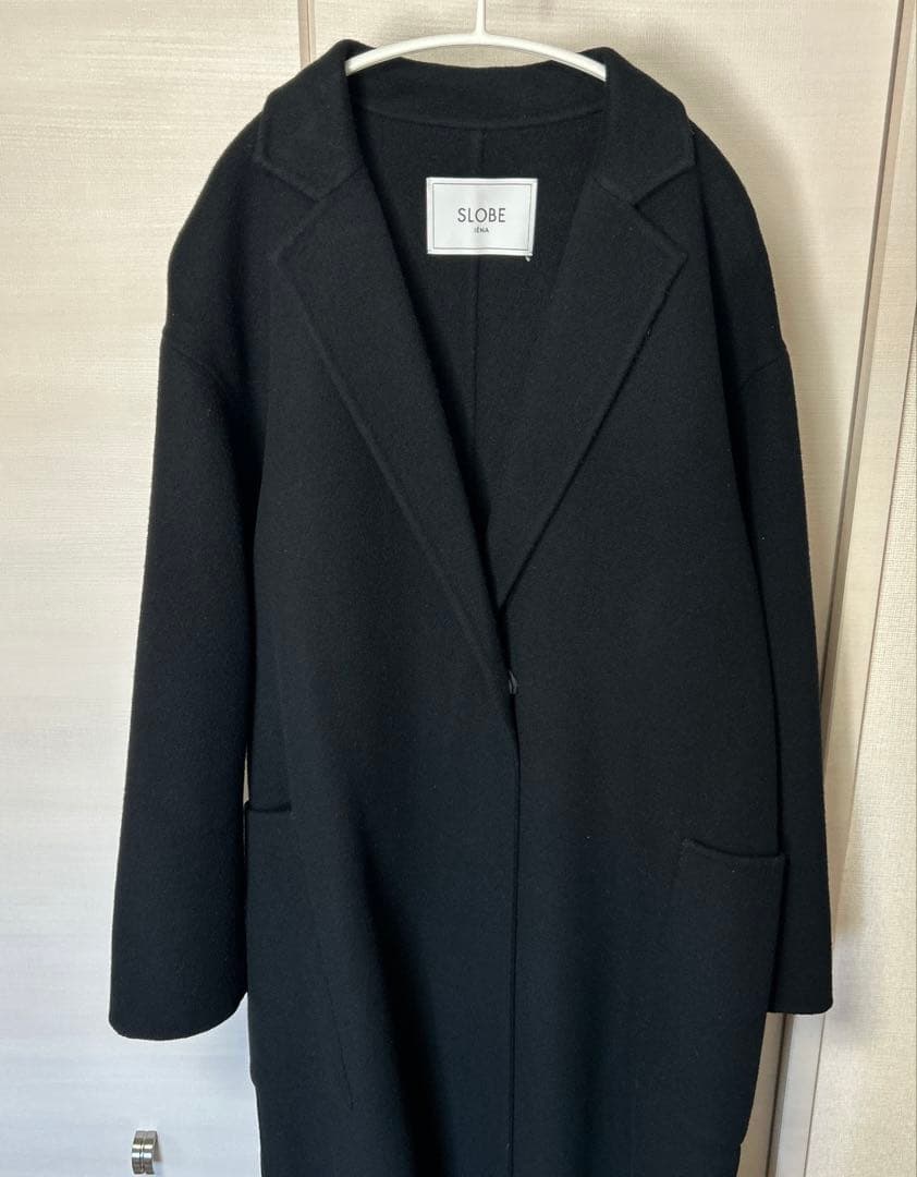 SLOBE IENA サイドスリット オーバーサイズ チェスターコート