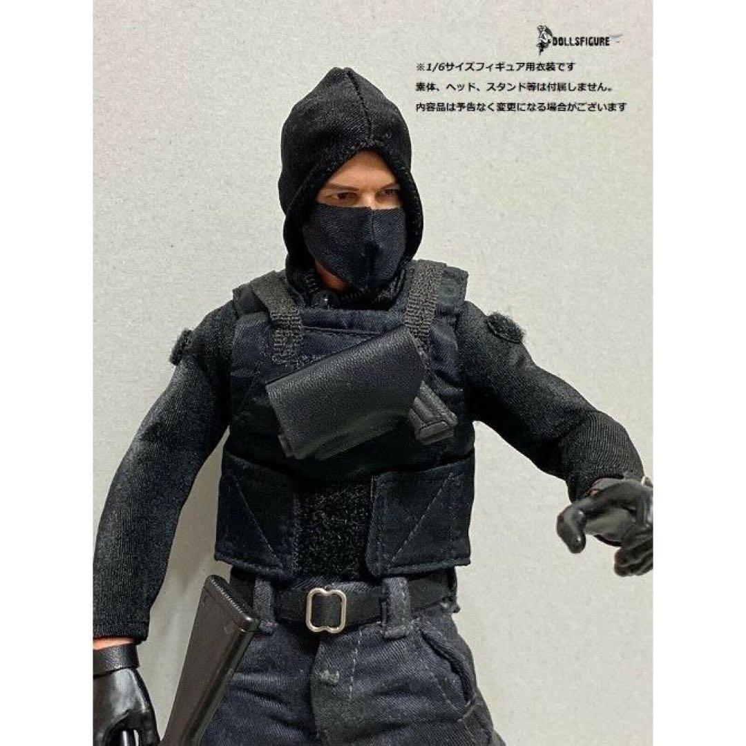 1/6フィギュア用衣装男性用特殊部隊傭兵服コスチューム SP1