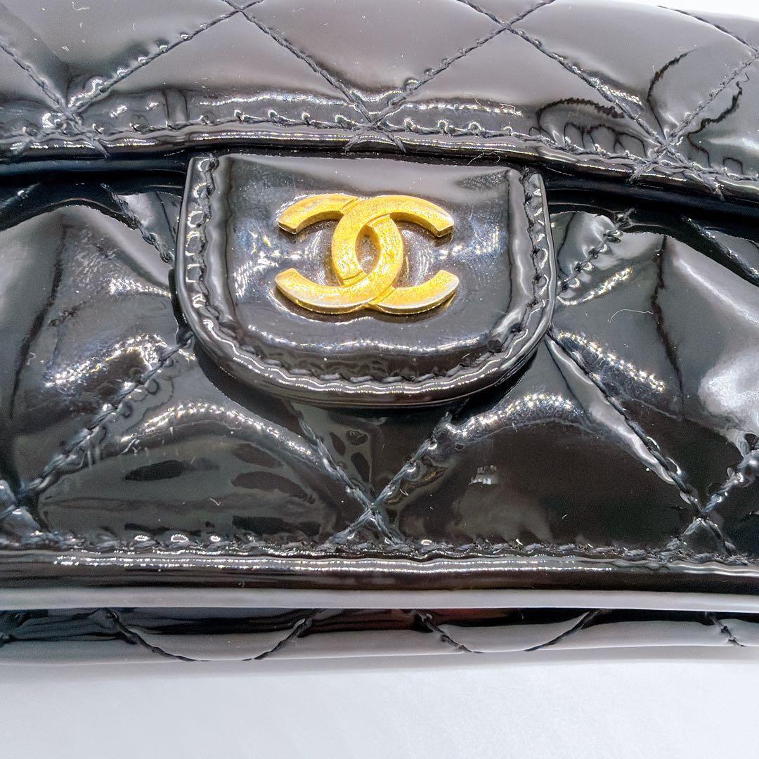 シャネル マトラッセ コンパクトウォレット 三つ折り財布 CHANEL 美品