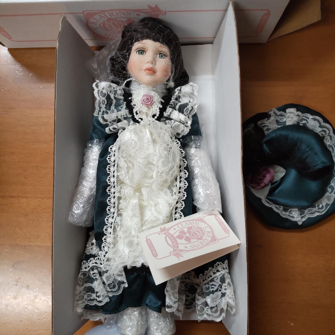 人形　ドール　ヴィンテージ　新品　西洋人形　ビスクドール