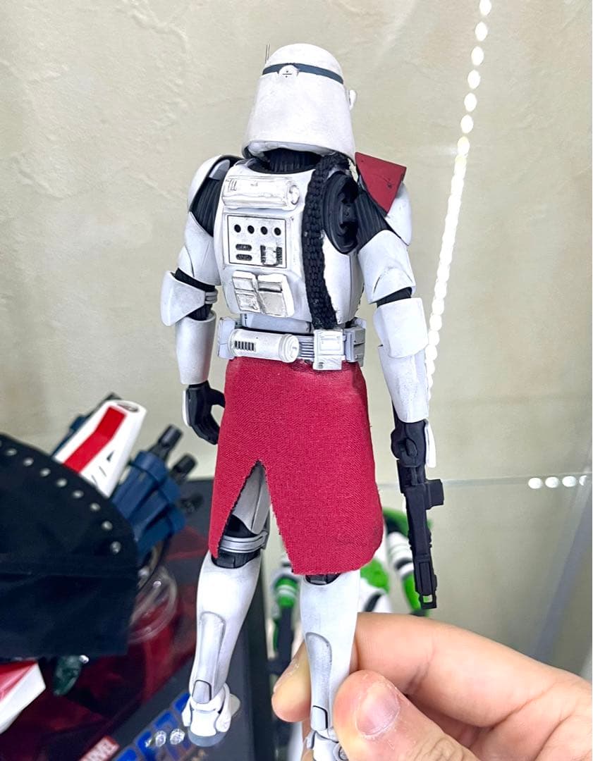 スターウォーズ　クローントルーパー　プラモデル改造 バカラ