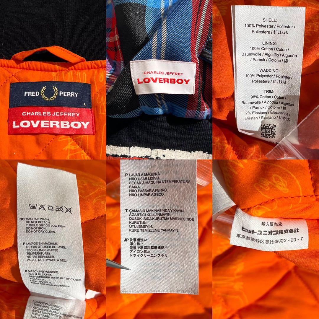 【未使用級✨】FRED PERRY × LOVERBOY ボンバージャケット L