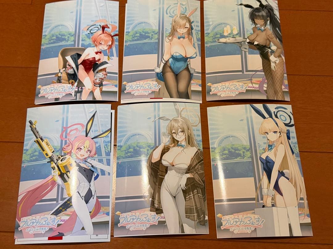 ブルアカふぇす アル/アスナ/カリン/アカネ/トキ/コユキ バニーガール 写真