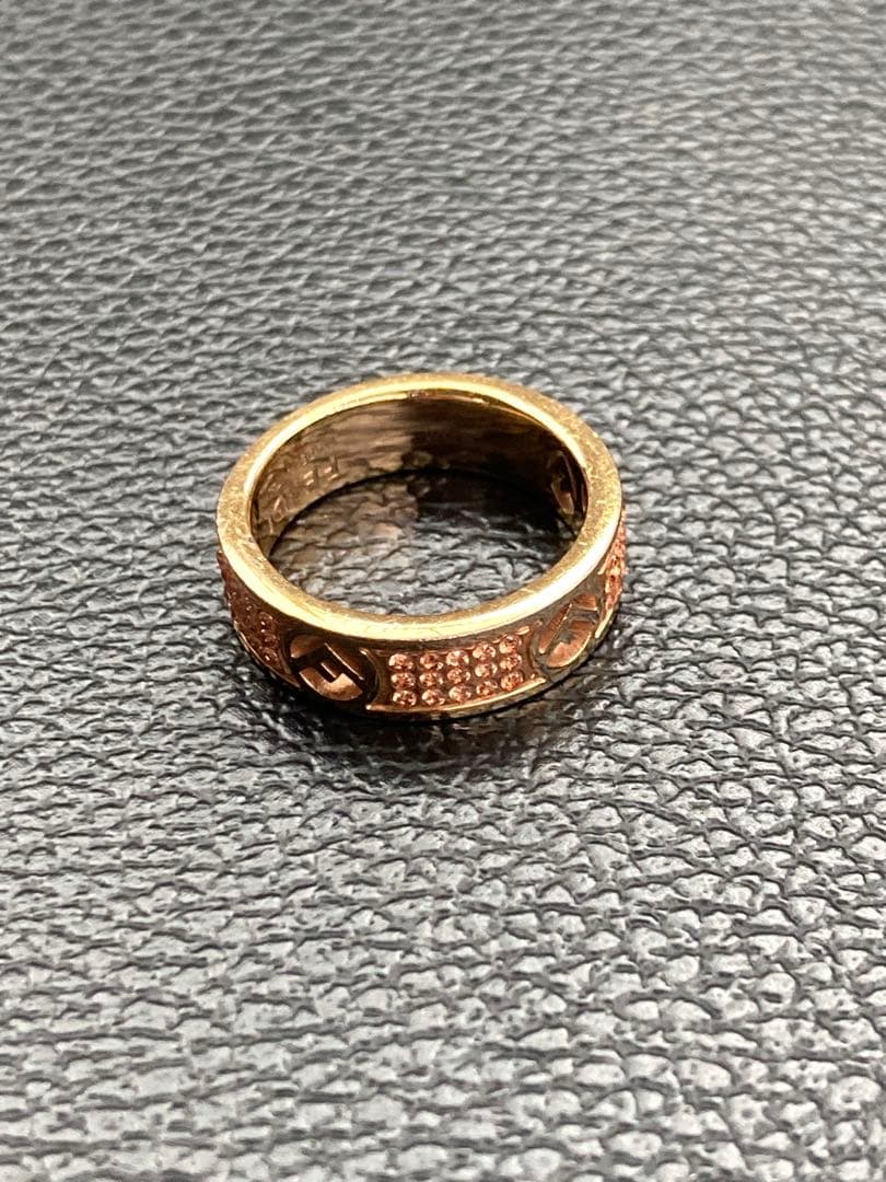 FENDI F IS Logo Gold Ring フェンディ 指輪