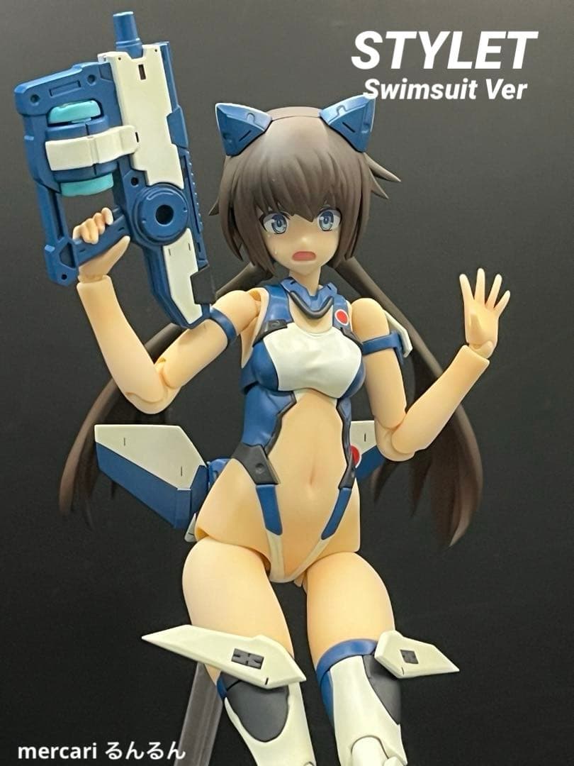 フレームアームズ・ガール スティレットSwimsuit Ver 塗装完成品④