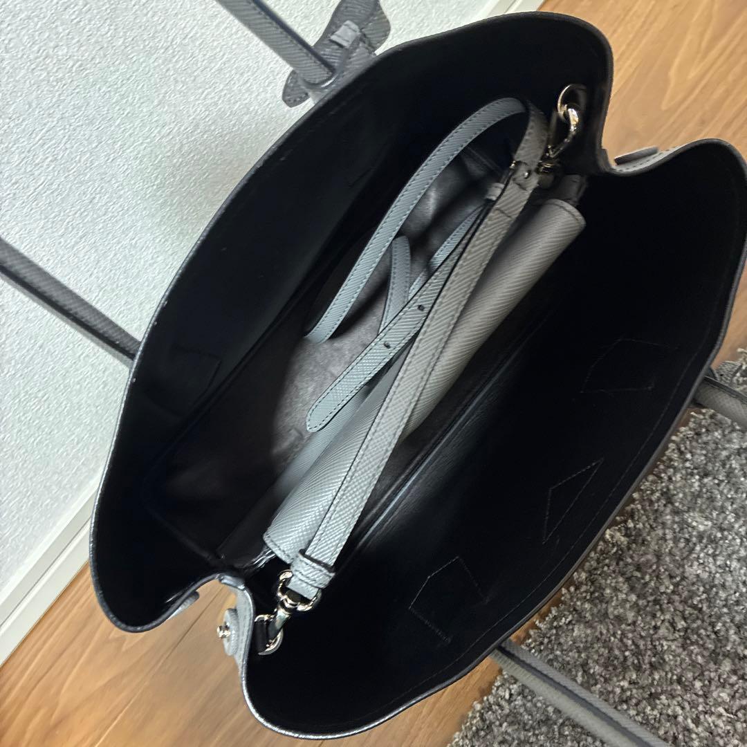 プラダ(Prada) BN2823 Saffiano Cuir グレー