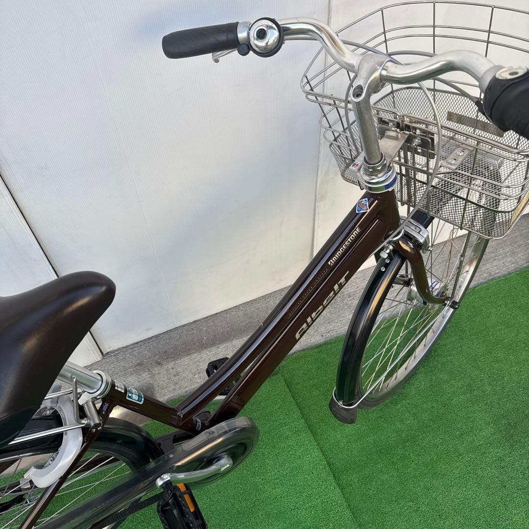 ブリヂストン アルベルト自転車26インチ 内5速 オートライト ブラウン