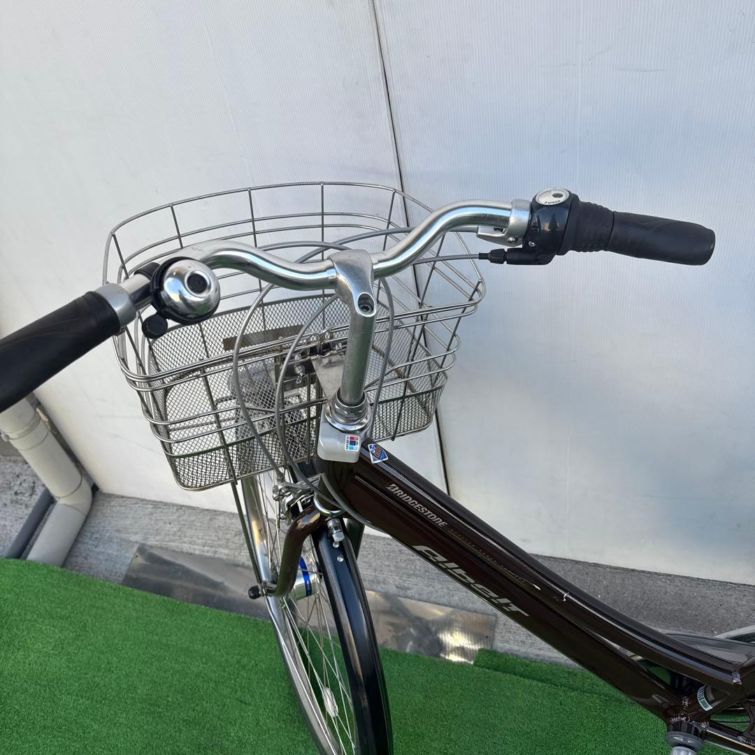 ブリヂストン アルベルト自転車26インチ 内5速 オートライト ブラウン