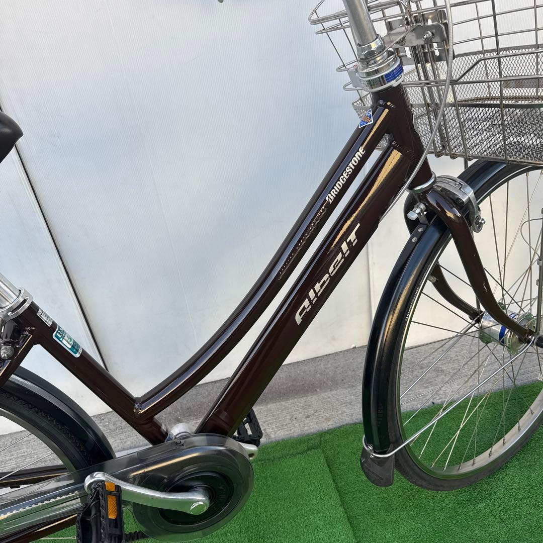 ブリヂストン アルベルト自転車26インチ 内5速 オートライト ブラウン