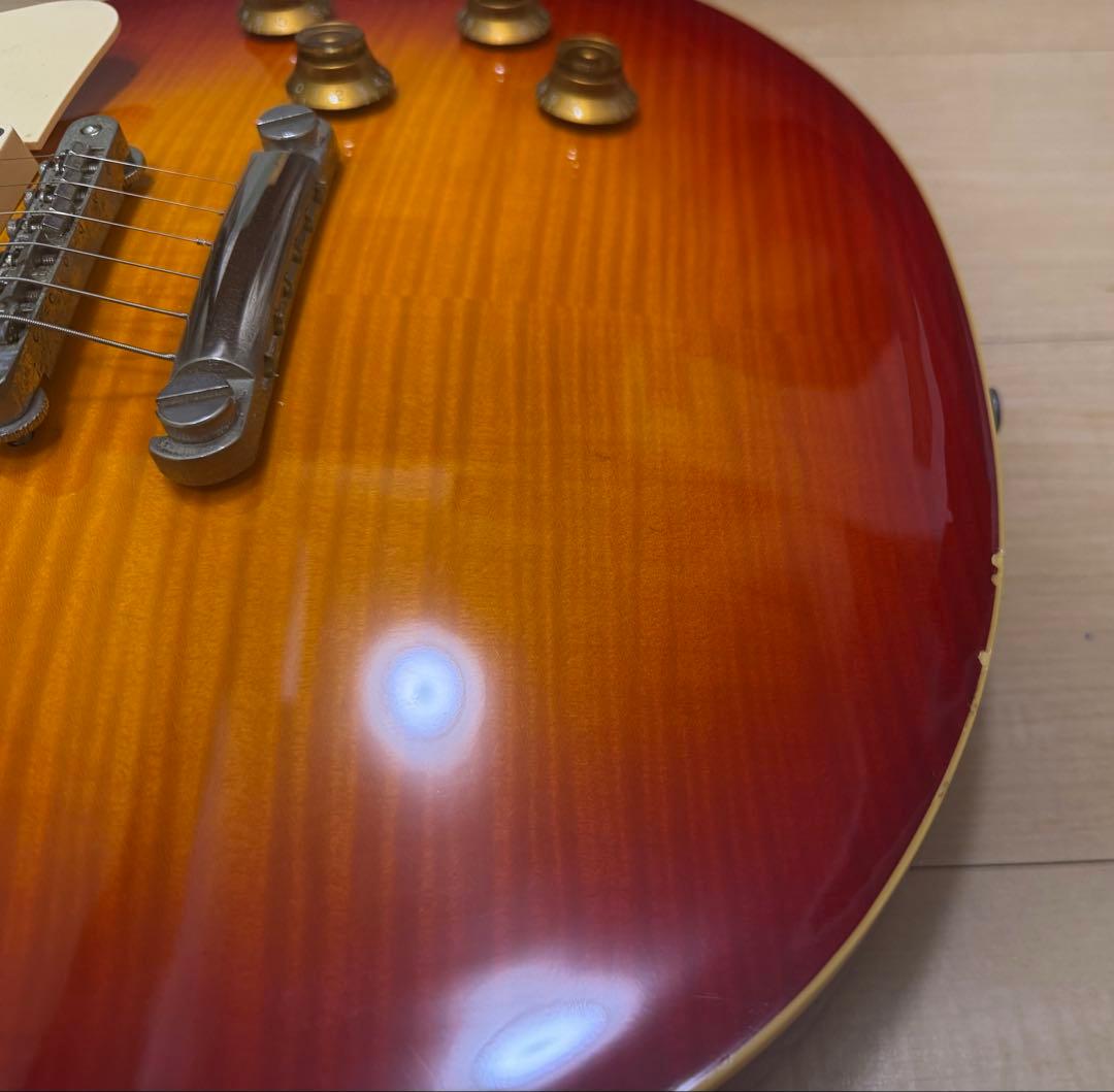 値下げ／EDWARDS レスポール／E-LP-STD／チェリーサンバースト／軽量