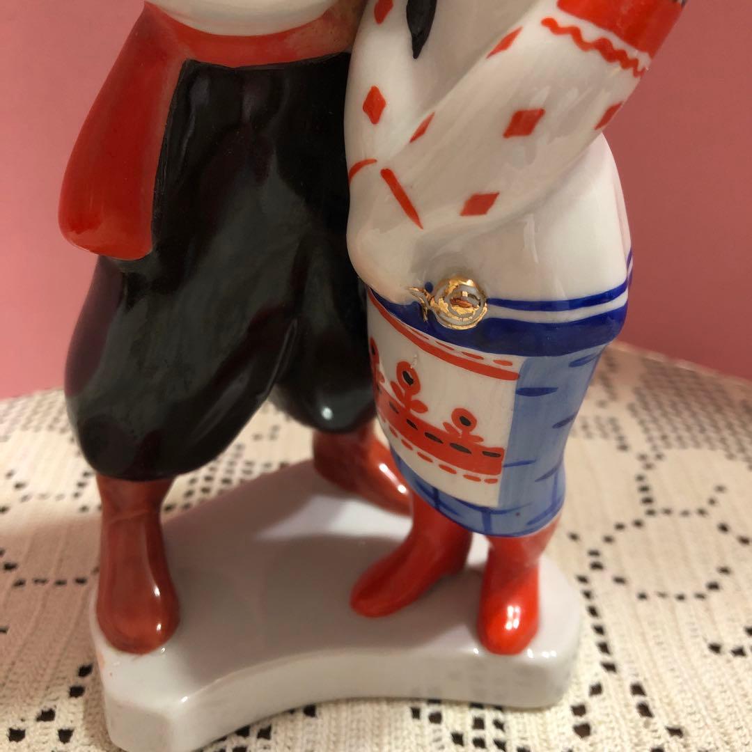 ロシア製　磁器像　ダンサー　ビンテージ