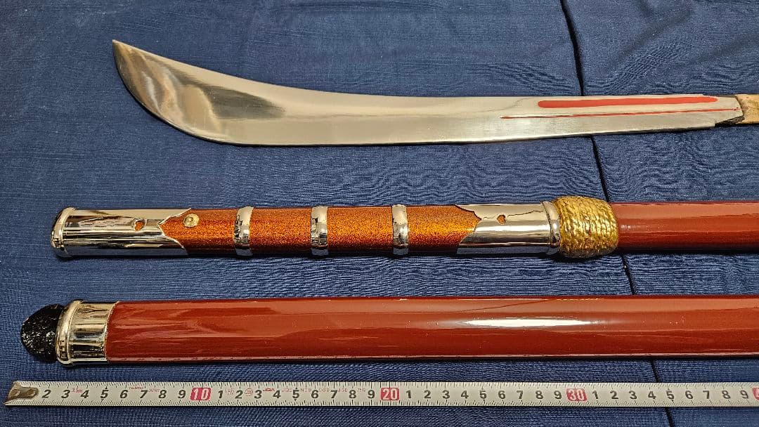 【週末特価】長刀 能楽用 全長約174㎝(鍔元まで123㎝)