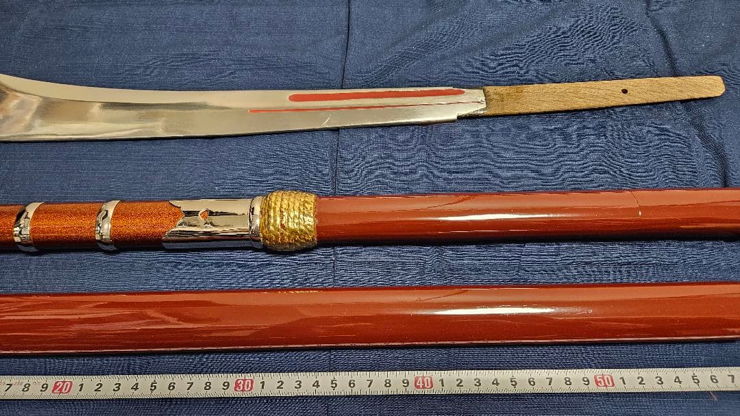 【週末特価】長刀 能楽用 全長約174㎝(鍔元まで123㎝)