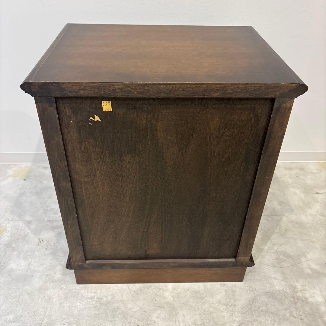 レア ナガノインテリア キャビネット 棚 収納 茶 木製 ヴィンテージ