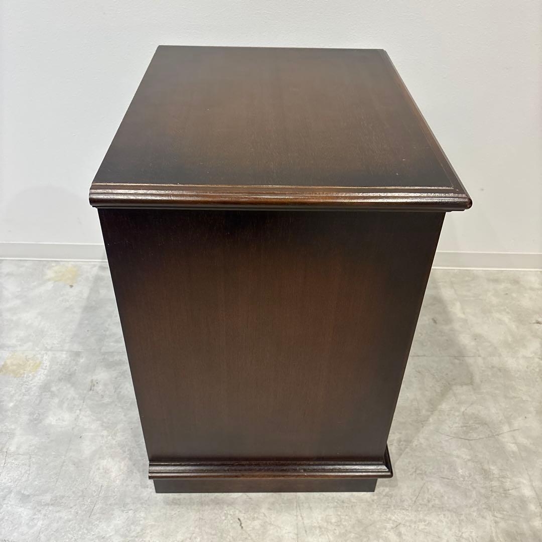 レア ナガノインテリア キャビネット 棚 収納 茶 木製 ヴィンテージ