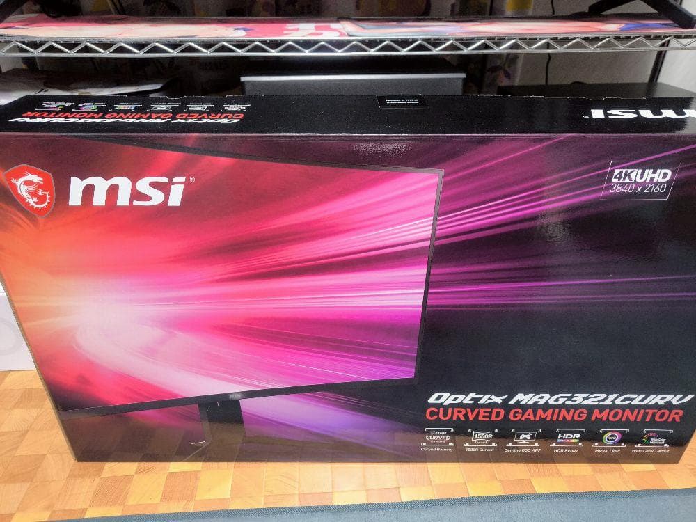 MSI Optix MAG321CURV カーブドゲーミングモニター