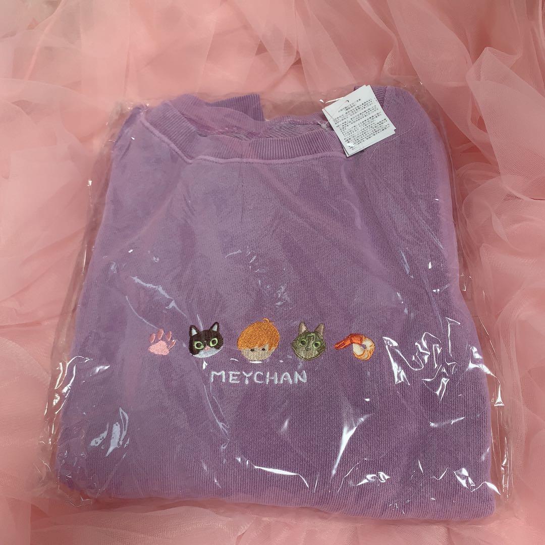 めいちゃん にゃんぴーず刺繍トレーナー XXL