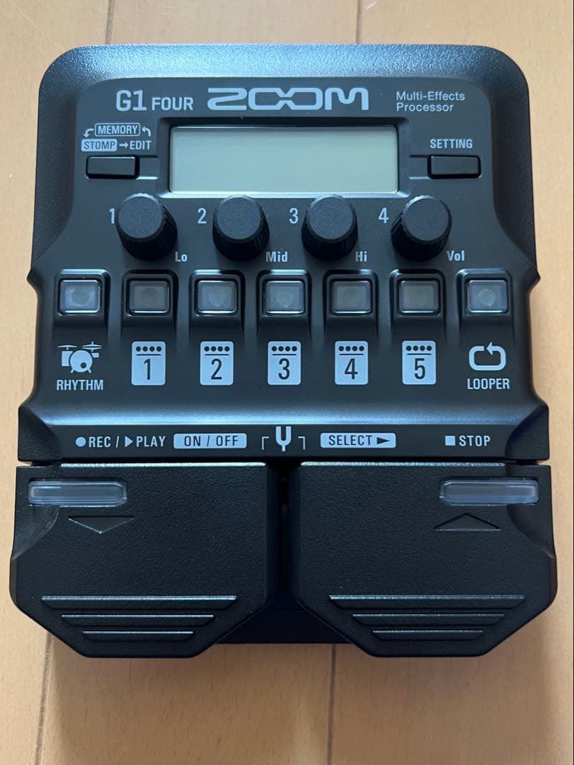 ZOOM G1 FOUR マルチエフェクター 専用アダプター付属