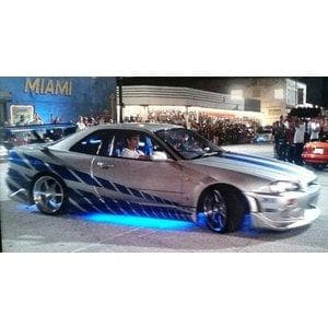 希少品 ワイルドスピード 1/18 スカイライン ネオンライト 搭載タイプ