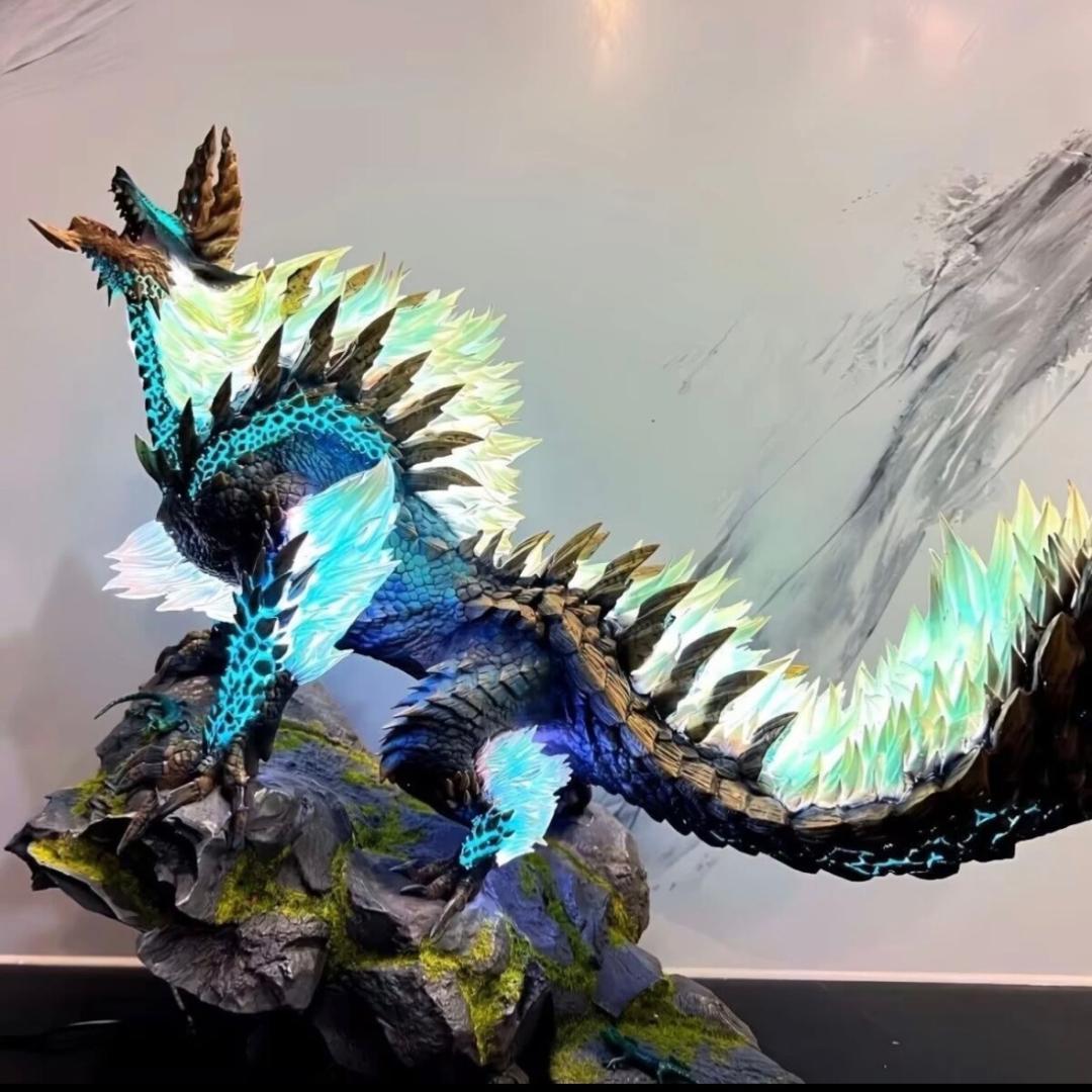 モンスターハンター ジンオウガ フィギュア 雷狼竜 LED点灯　特大サイズ