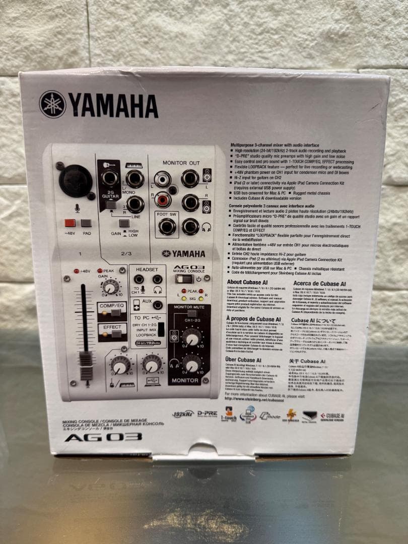 YAMAHA ヤマハ AG03 オーディオインターフェイス 中古品
