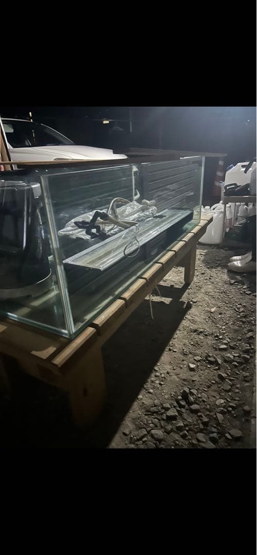 ガラス製飼育ケージ フィルター付き