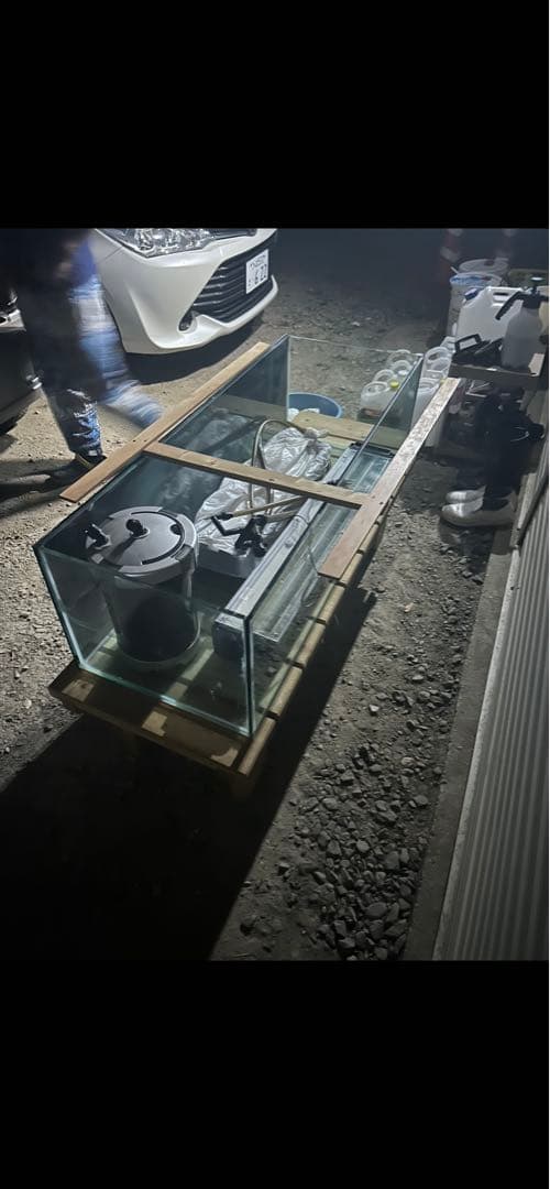 ガラス製飼育ケージ フィルター付き