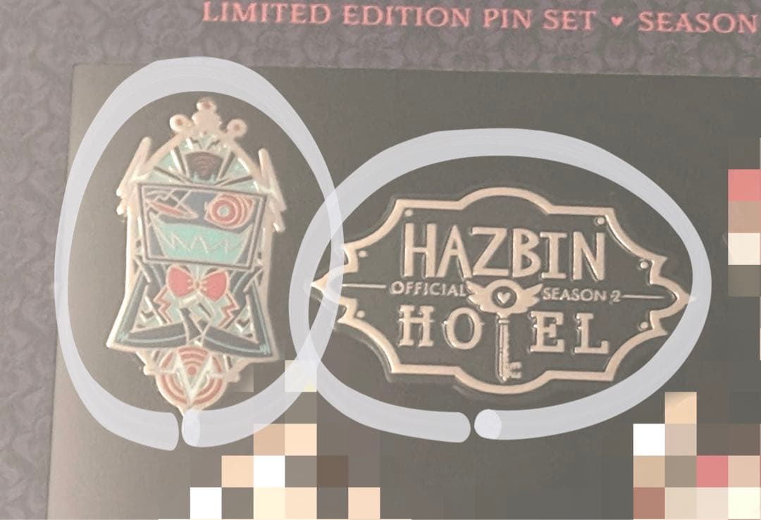 ハズビンホテル ヴォックス アラスター ピンバッジ 3点 まとめ売り
