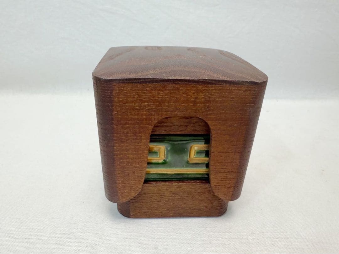 ほぼ未使用 茶道具 香道具セット 蝋引き仕上げ 桑 香盆 七事式 聞香炉 重香合