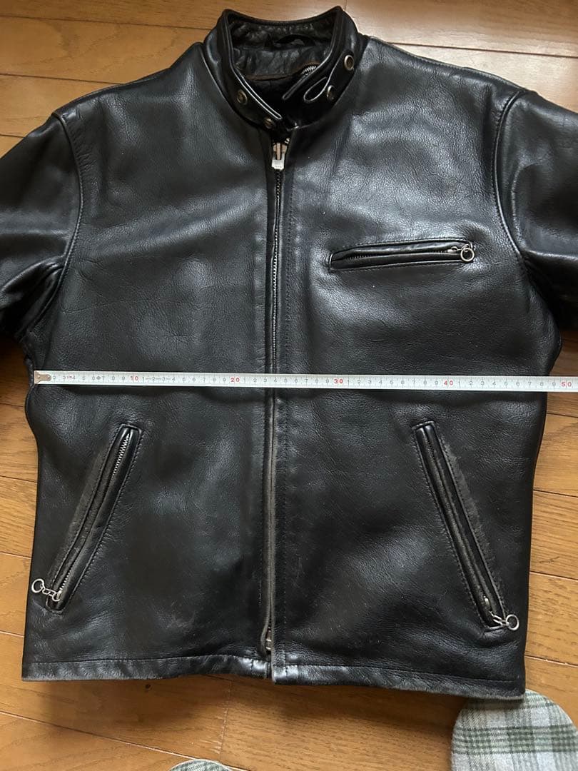 Schott シングルライダース 黒 レザージャケット