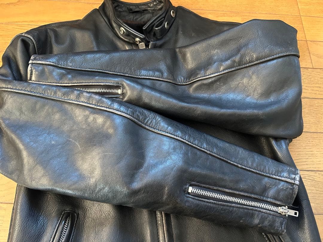 Schott シングルライダース 黒 レザージャケット