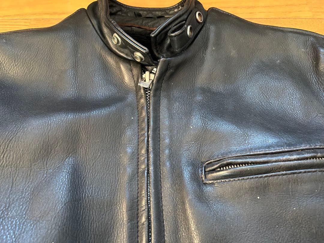 Schott シングルライダース 黒 レザージャケット