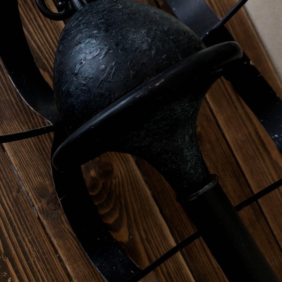 1960s メタルシェード 6灯 ペンダントランプ シャンデリア