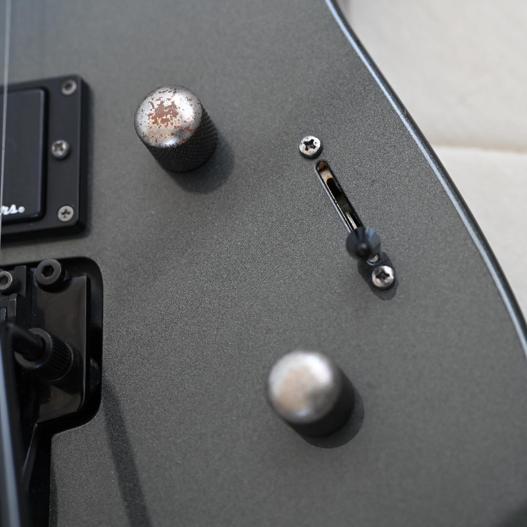 Grover Jackson メタルグレー エレキギター 動作OK G018