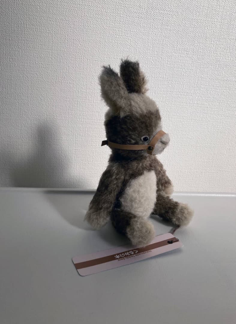 ロバ　テディベア　ぬいぐるみ　国内作家　アーティスト