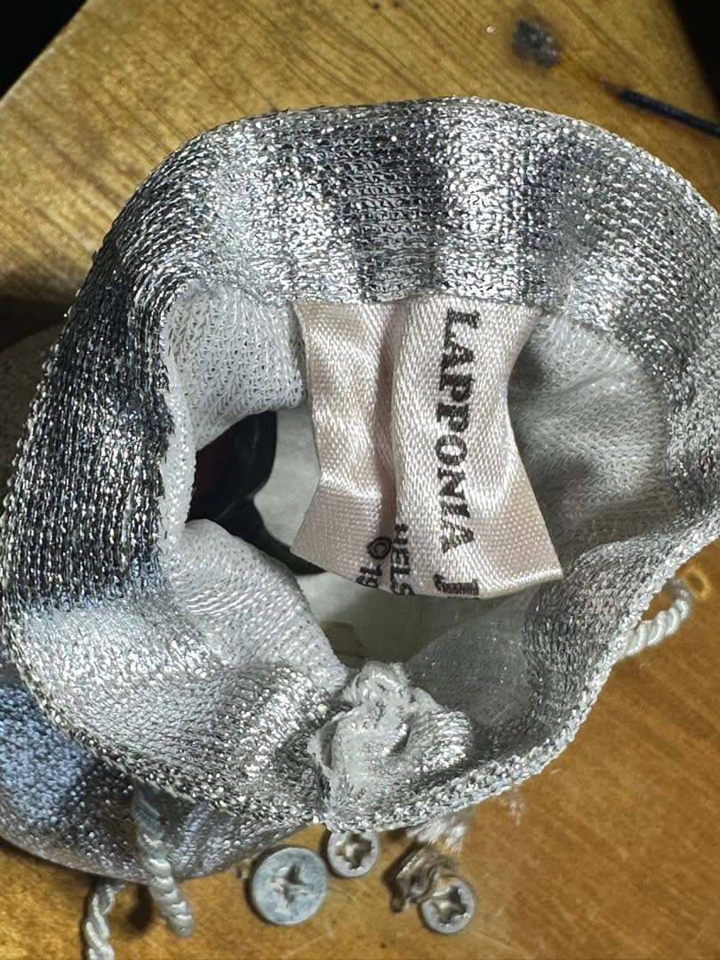 天然琥珀　リアルアンバー シルバーリング 14.0