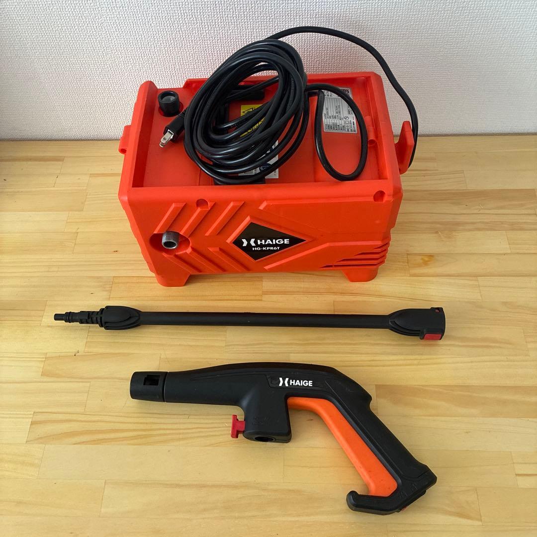 【美品】25年8月購入 HAIGE 高圧洗浄機 HG-KPR6T