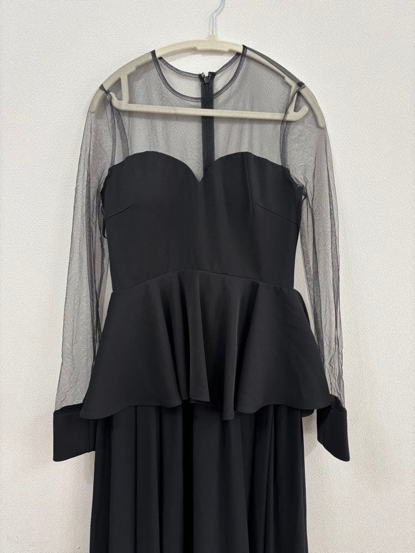 スーツ・フォーマル・ドレス AMERI SOPHISTICATED PEPLUM DRESS BLACK S