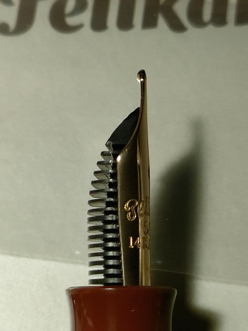 Pelikan ペリカン 万年筆 M101N トータスシェルブラウン B