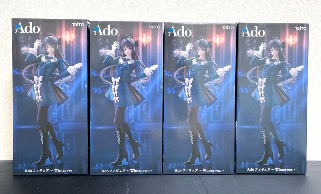 Ado フィギュア Winter ver.ラウンドワン限定　4体セット