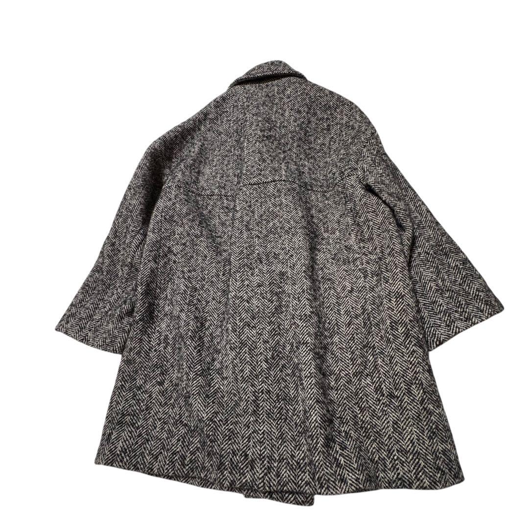 シップス☆ダブルブレストツイードコート ヘリンボーン コクーン ゆったり