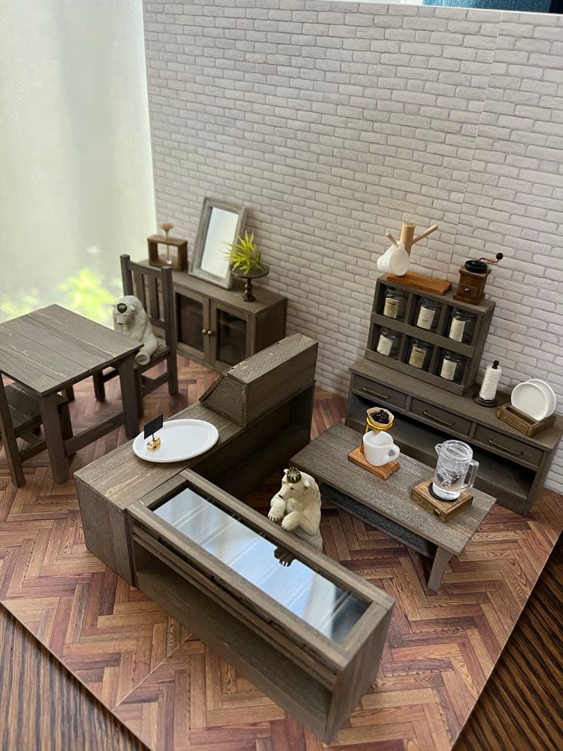 ✳︎no.397 ドールハウス用木製家具セット✳︎ シルバニア　ミニチュア