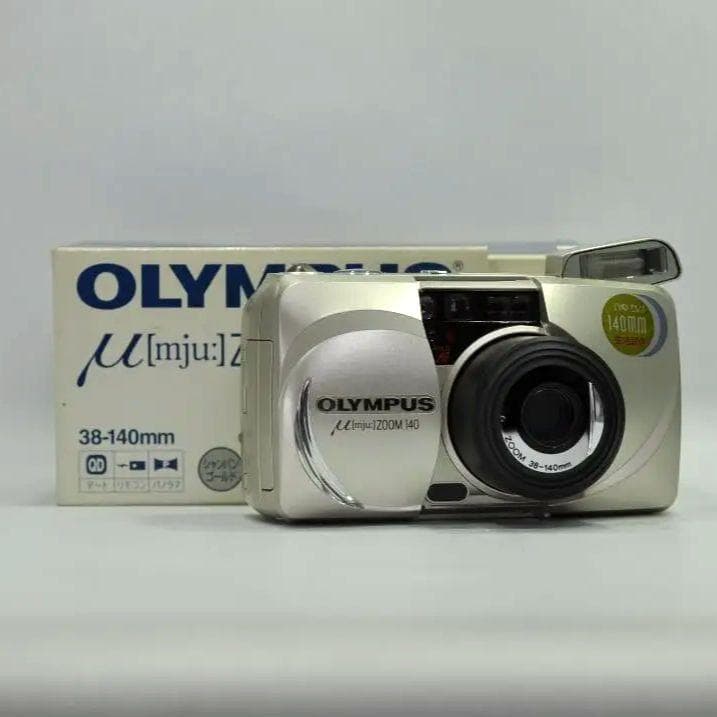 【動作ＯＫ】OLYMPUS μ[mju:] ZOOM 140 コンパクトカメラ